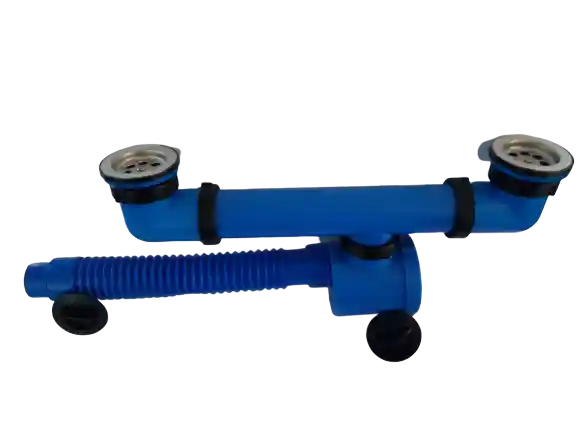 Artículo 12 - Sifón doble con sopapa completa y fuelle soplado