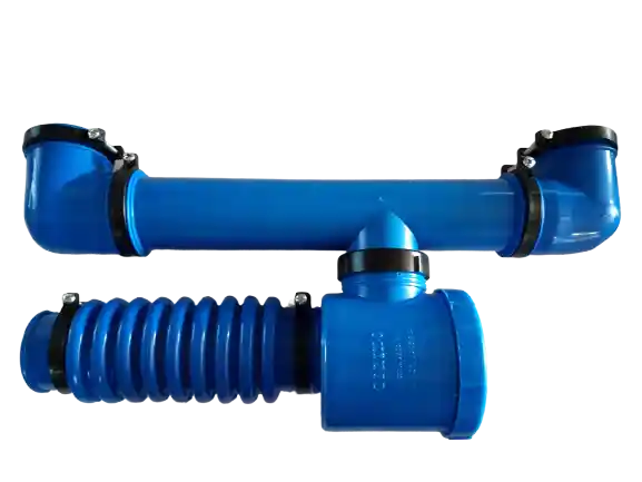 Artículo 4.1 - Sifón doble con codo y fuelle de pvc