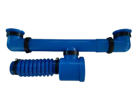 Artículo 9  - Sifón doble esquinero con fuelle de pvc